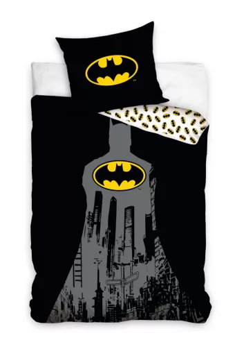 Batman City ágyneműhuzat 140×200cm, 60x63 cm