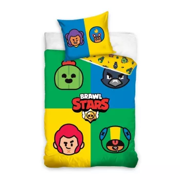 Brawl Stars Brawlers ágyneműhuzat 140×200cm, 70x90 cm