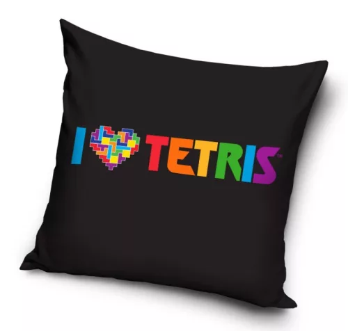 Tetris Black párnahuzat 40x40 cm