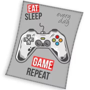 Gamer Repeat polár takaró 150x200cm