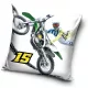 Motokrossz White 15 párnahuzat 40x40 cm