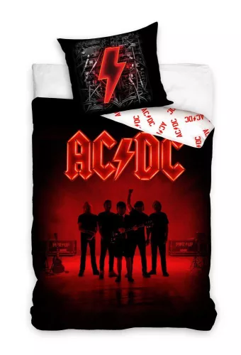 AC/DC Team ágyneműhuzat 140×200cm, 70×90 cm