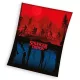 Stranger Things Upside Down coral fleece polár takaró 150x200cm
