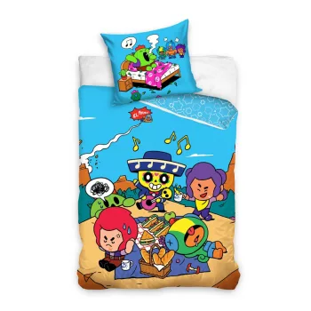 Brawl Stars Picnic ágyneműhuzat 140×200cm, 70x80 cm