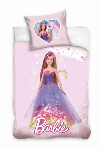 Barbie Magic gyerek, ovis ágyneműhuzat 100x135 cm, 40x60 cm