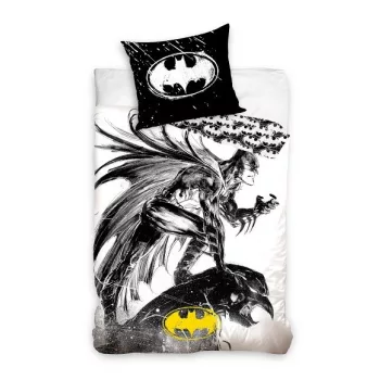 Batman Grafit ágyneműhuzat 140×200cm, 65x65 cm