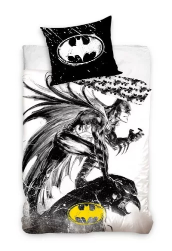 Batman Grafit ágyneműhuzat 140×200cm, 65x65 cm