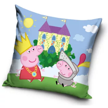 Peppa malac Knight párnahuzat 40x40 cm