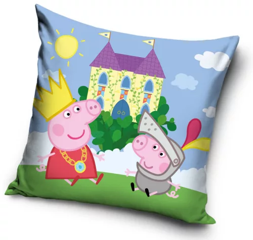 Peppa malac Knight párnahuzat 40x40 cm