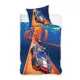 Hot Wheels Blue Race ágyneműhuzat 140×200cm, 70x90 cm