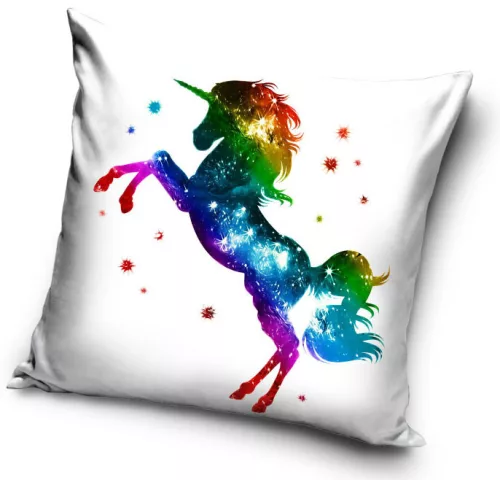 Unikornis Rainbow párnahuzat 40x40 cm