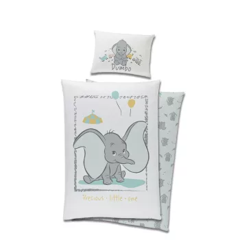   Disney Dumbó Precious gyerek, ovis ágyneműhuzat 100x135 cm, 40x60 cm