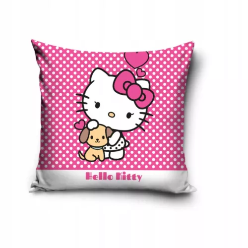 Hello Kitty Puppy párnahuzat 40x40 cm