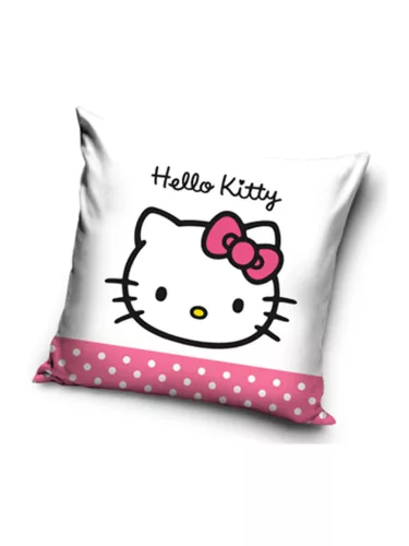 Hello Kitty Bow párnahuzat 40x40 cm Velúr