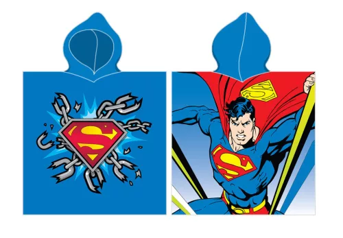 Superman Chain strand törölköző poncsó 55x110 cm