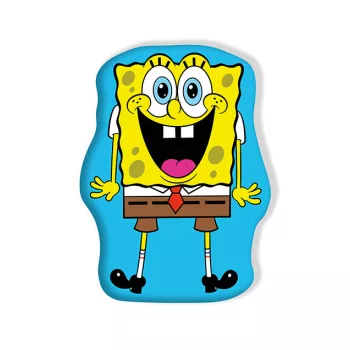SpongyaBob Surprise formapárna, díszpárna 38x28 cm Velúr