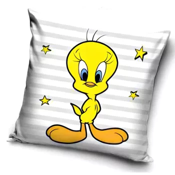 Bolondos Dallamok Tweety párnahuzat 40x40 cm Velúr