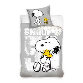 Snoopy Hug ágyneműhuzat 140×200cm, 70x90 cm