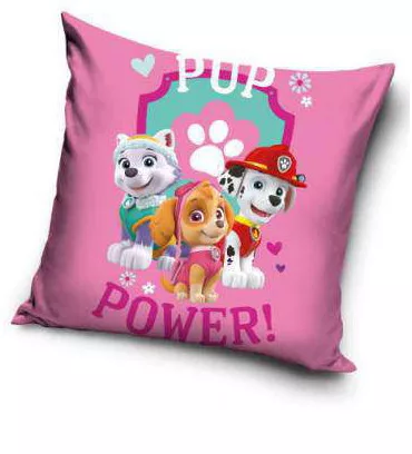 Mancs Őrjárat Pup Power párnahuzat 40x40 cm