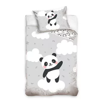 Panda Cloud gyerek, ovis ágyneműhuzat 100x135 cm, 40x60 cm