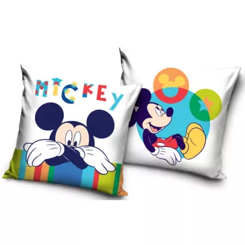 Disney Mickey Shy Smile párnahuzat 40x40 cm Velúr