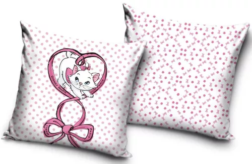 Disney Marie Ribbon párnahuzat 40x40 cm Velúr