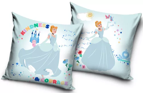 Disney Hercegnők Cinderella párnahuzat 40x40 cm Velúr