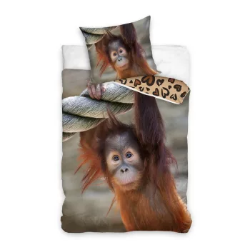 Orangután Tiny Swinger ágyneműhuzat 140×200cm, 70×90 cm