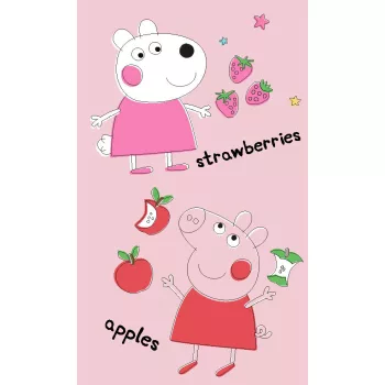   Peppa malac Fruits kéztörlő, arctörlő, törölköző 30x50 cm