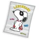 Snoopy Legendary coral fleece polár takaró 150x200cm