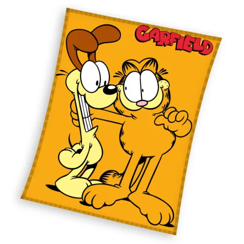 Garfield Lazy Days coral fleece polár takaró 150x200cm