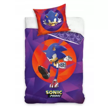   Sonic a sündisznó Purple ágyneműhuzat 140×200cm, 70×90 cm
