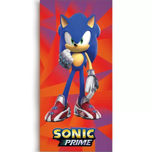 Sonic a sündisznó Prime fürdőlepedő, strand törölköző 70x140cm
