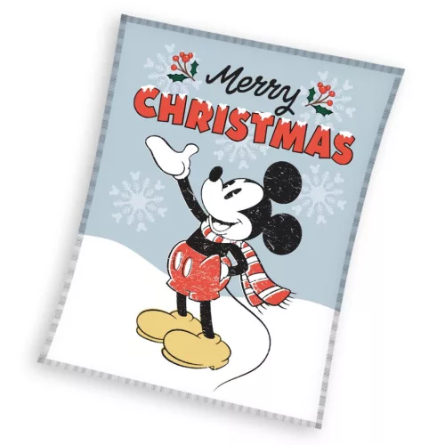 Disney Mickey Frosty Karácsonyi polár takaró 130x160cm