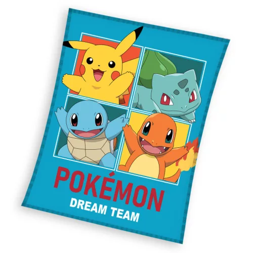 Pokémon Dream Team flanel polár takaró 110x140cm