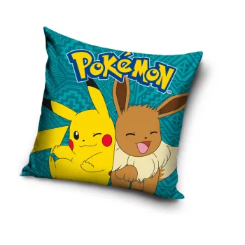 Pokémon Eevee párnahuzat 40x40 cm Velúr