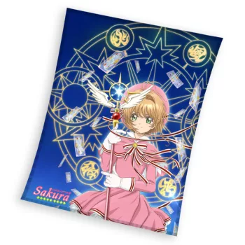 Cardcaptor Sakura Magic flanel polár takaró 130x160cm