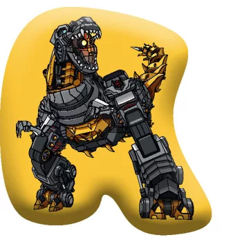 Transformers Yellow formapárna, díszpárna 40x37 cm Velúr