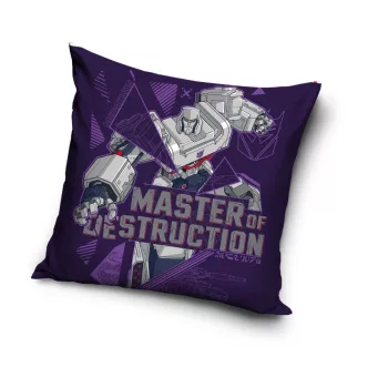   Transformers Master of Destruction párnahuzat 40x40 cm Velúr