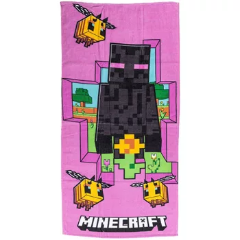   Minecraft Cherry Grove fürdőlepedő, strand törölköző 70x140cm