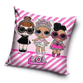 LOL Surprise Pop Queens párna, díszpárna 40 x 40 cm