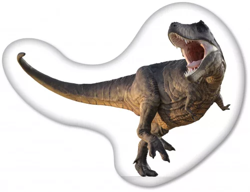 Dinoszaurusz Terror formapárna, díszpárna 37x28 cm