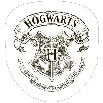 Harry Potter White Crest formapárna, díszpárna 34x36 cm