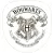 Harry Potter White Crest formapárna, díszpárna 34x36 cm