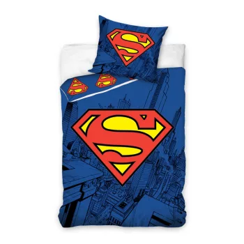 Superman Blue ágyneműhuzat 140×200cm, 70×90 cm