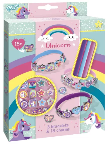 Unikornis Rainbow karkötő készítő készlet