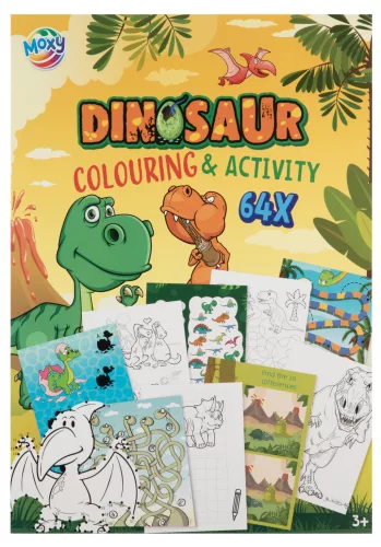 Dinoszaurusz Fun színező és activity szett 64 oldalas