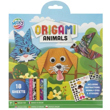 Színes Animals origami állatok kiegészítőkkel