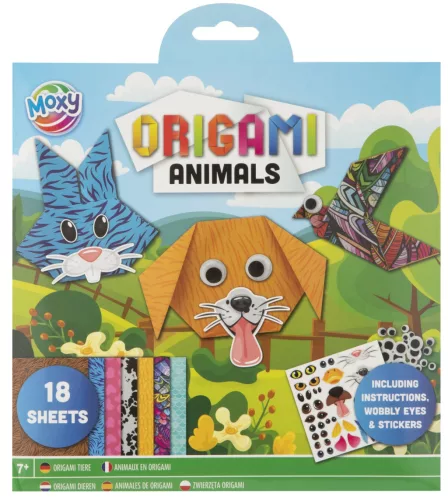 Színes Animals origami állatok kiegészítőkkel