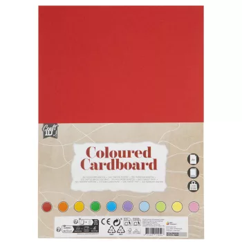 Színes Craft Multicolour karton papír A4 10 szín